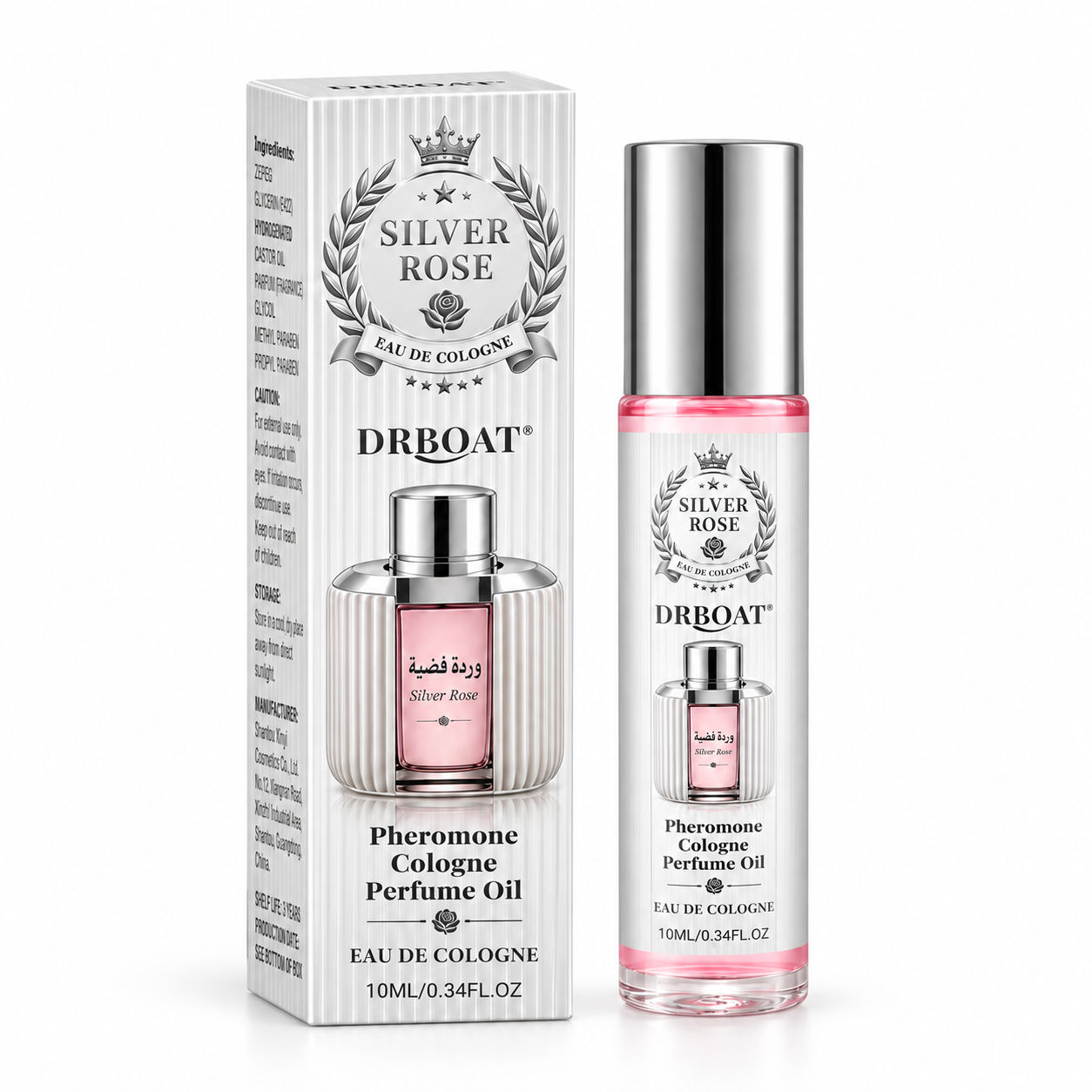 Silver Rose Roll-On Perfume Oi - Perfume Fragrance Concentration recension och pris